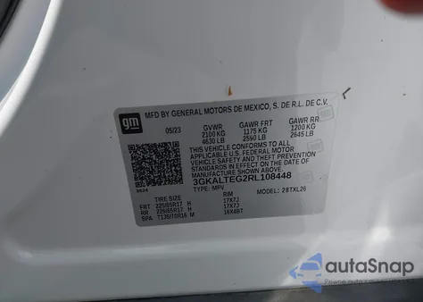 2024 GMC Terrain Awd Sle from USA, damaged, VIN 3GKALTEG2RL108448